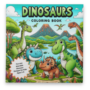 Dinosaurs coloring book for kids