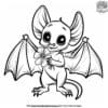 Cute Bat Coloring Pages