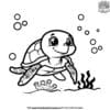 Turtle Adventure Coloring Pages