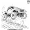 Dirt Track Race Car Coloring Pages