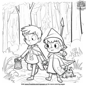 Over the Garden Wall Coloring Pages