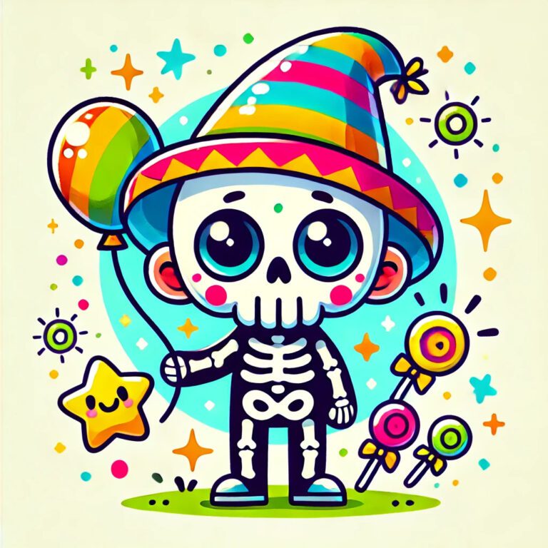 Skeleton coloring pages