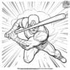 Cool Baseball Coloring Pages