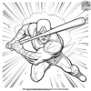 cool baseball coloring pages