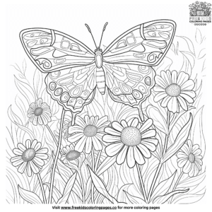 Butterfly Garden Coloring Pages