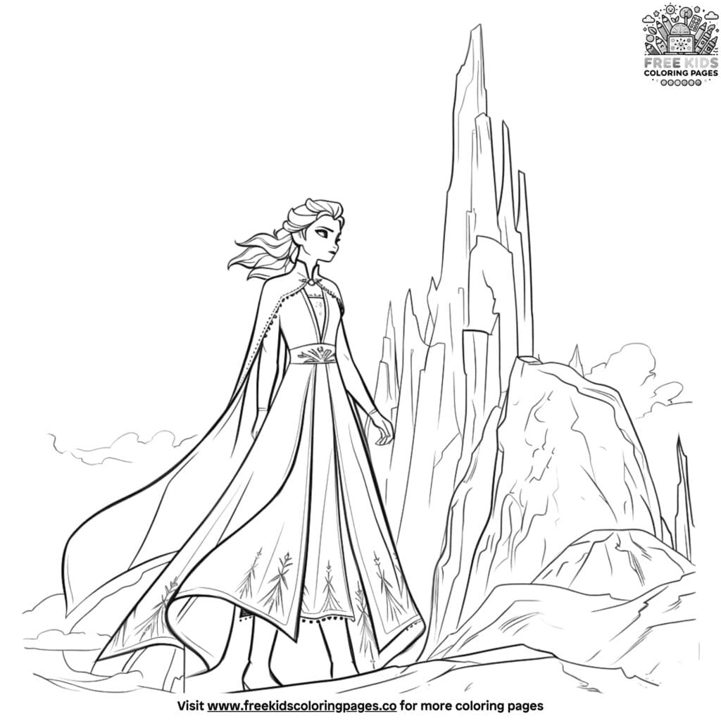 Captivating frozen elsa coloring pages_ relive the magic