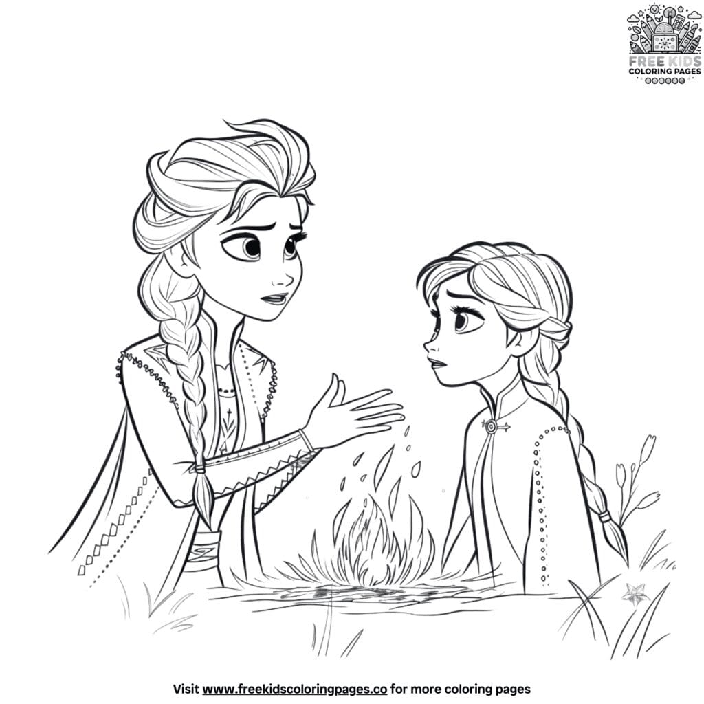 Captivating frozen elsa coloring pages_ relive the magic