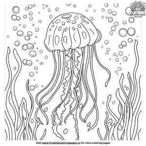 Captivating sea life coloring pages