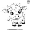 Cute Baby Cow Coloring Pages