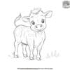 Charming Baby Cow Coloring Pages