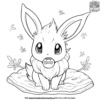 Charming Baby Eevee Coloring Pages