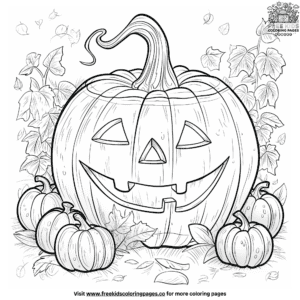 Toddler fall coloring pages