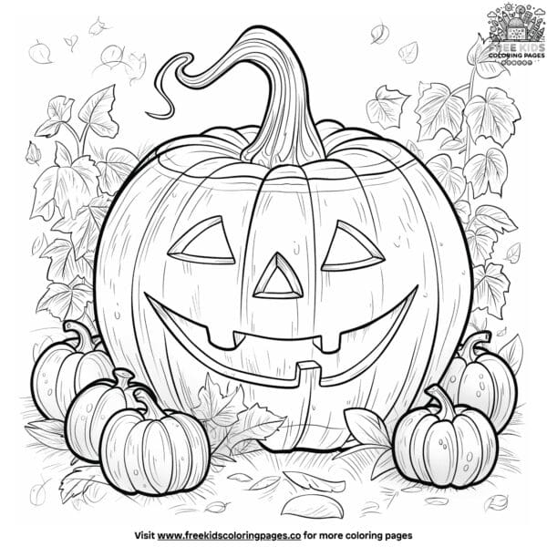 Toddler fall coloring pages