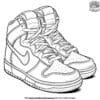 Chic Nike Shoe Coloring Pages