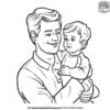 Heartfelt Father's Day Cards Coloring Pages