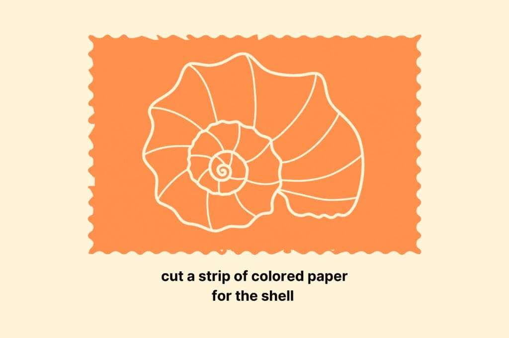 Cut a strip of colored paper