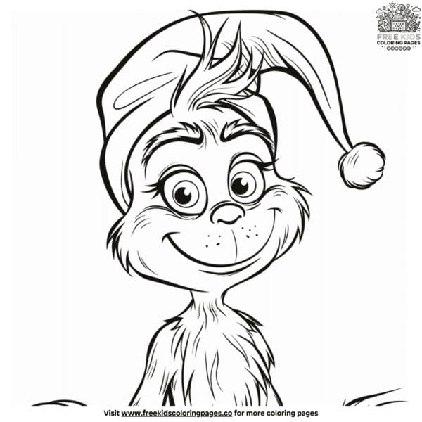 Baby grinch coloring pages