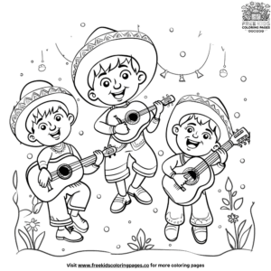 Cute cinco de mayo coloring pages