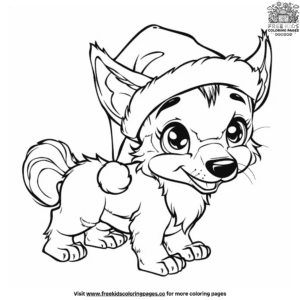 Elf Pets Coloring Pages