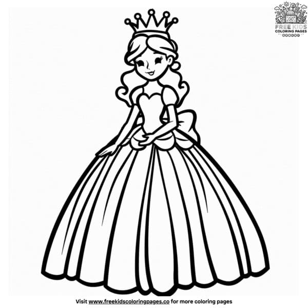 Toddler girl coloring pages