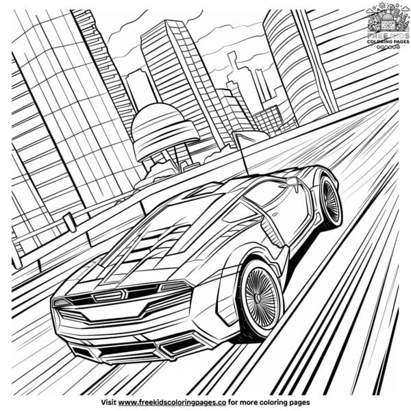 Fun transformer vehicle coloring pages