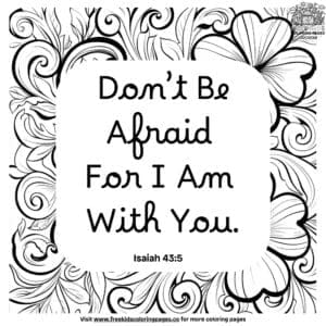 Artistic Bible Verse Coloring Pages