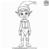 Elf on the Shelf coloring pages