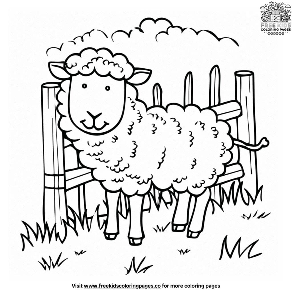 Engaging and educational farm animal coloring pages for kids 4