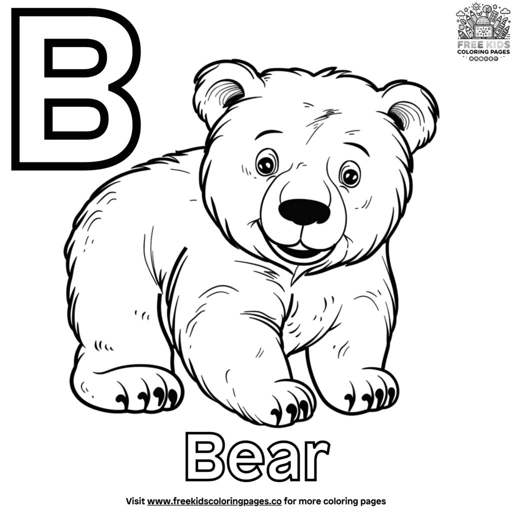 Educational toddler coloring pages