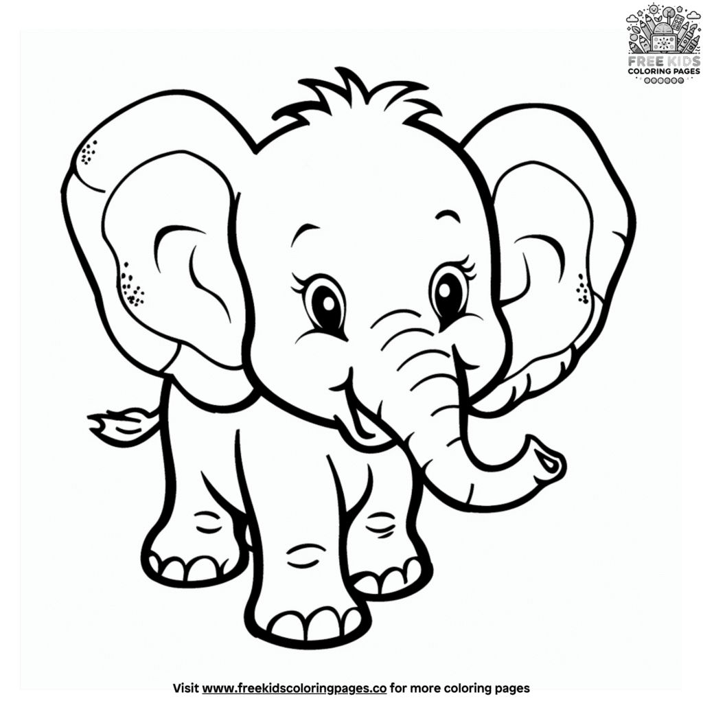 Cheerful Zoo Animal Coloring Pages cheerful-zoo-animal-coloring-pages