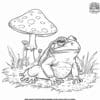 Exciting Frog and Mushroom Coloring Pages for a Magical Experience