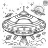 Mind-blowing Outer Space Coloring Pages