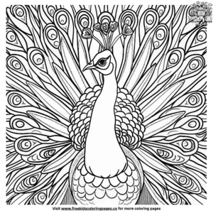 Exciting detailed bird coloring pages