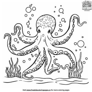 Fascinating Ocean Animals Coloring Pages