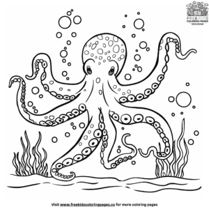 Fascinating ocean animals coloring pages