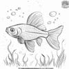 Fun And Charming Fish Coloring Pages