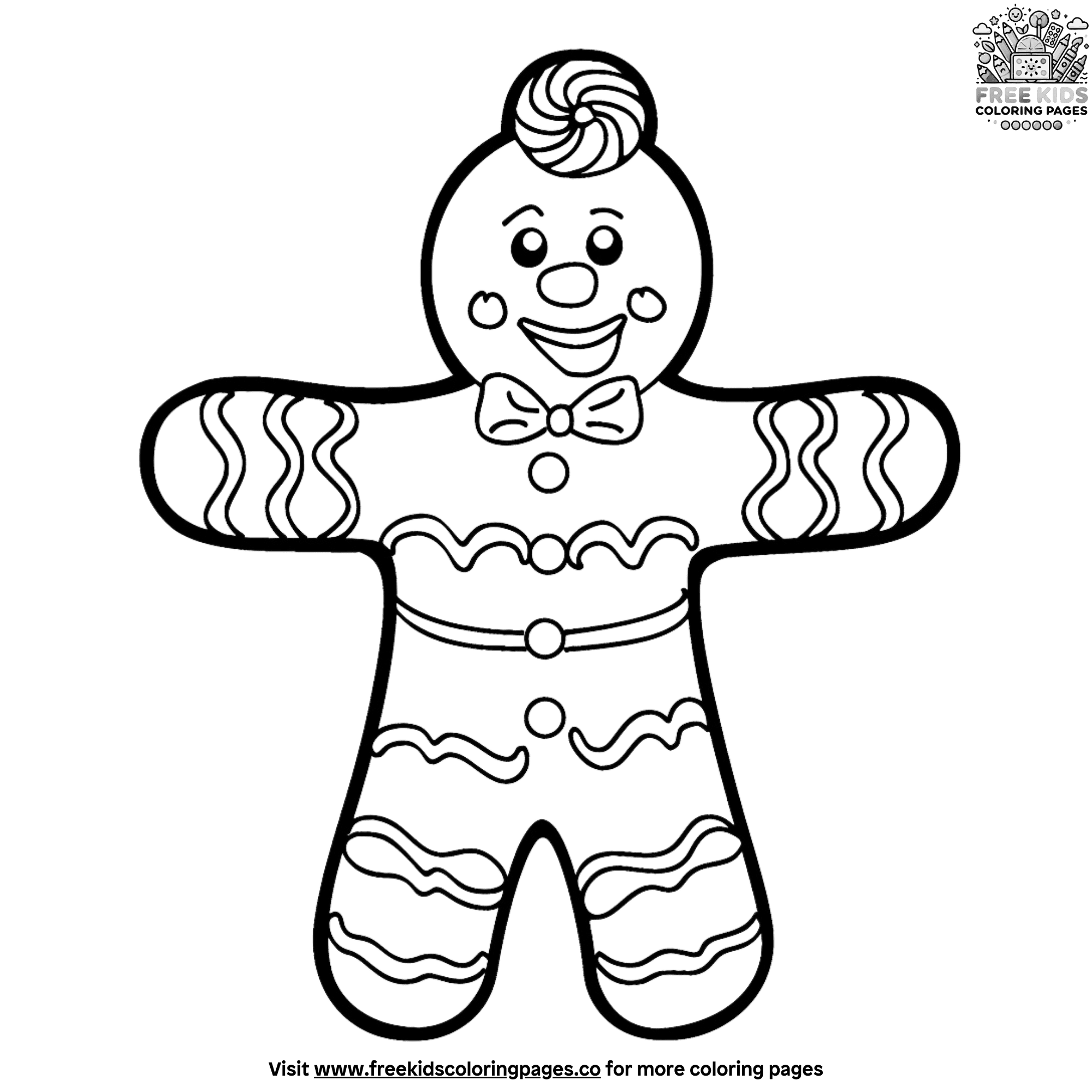 25+ Vibrant Gingerbread Man Coloring Pages