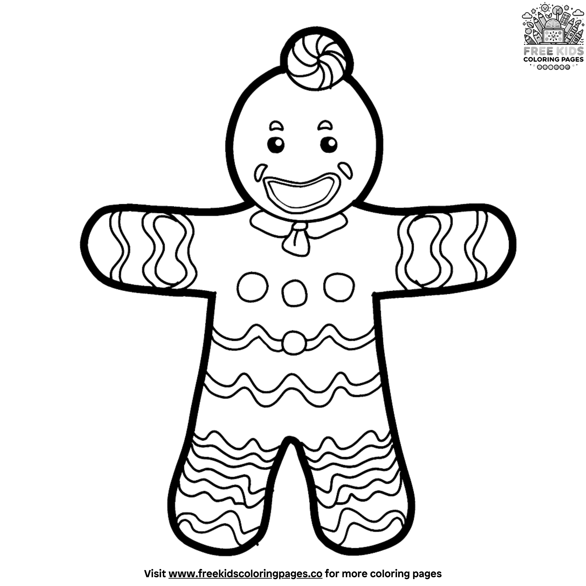 25+ Vibrant Gingerbread Man Coloring Pages