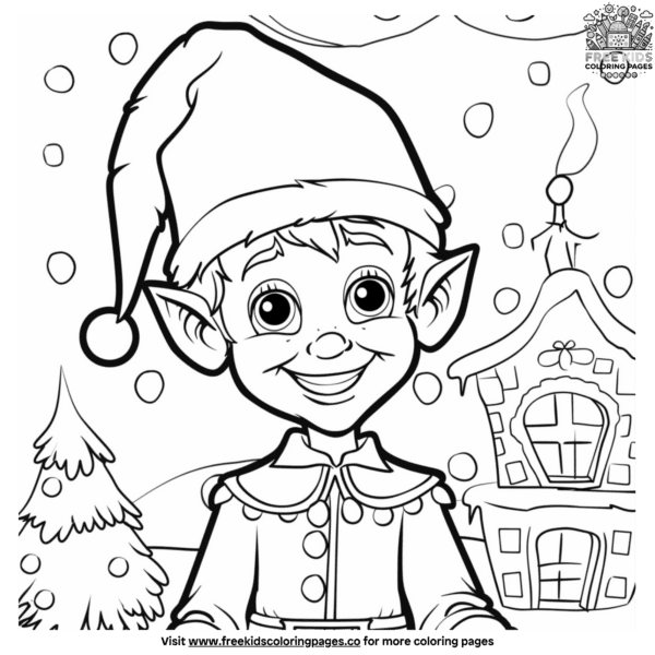 Buddy the elf coloring pages