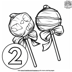 Fun counting number coloring pages