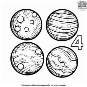 Engaging counting number coloring pages