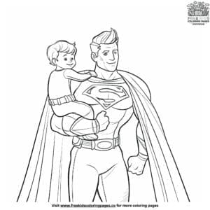 Delightful Happy Father's Day Coloring Pages