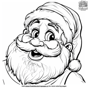 Toddler christmas coloring pages