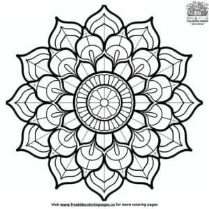 Little Mandala Coloring Pages