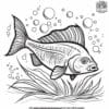 Lifelike Fish Coloring Pages For Budding Artists