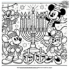 Disney Hanukkah Coloring Pages