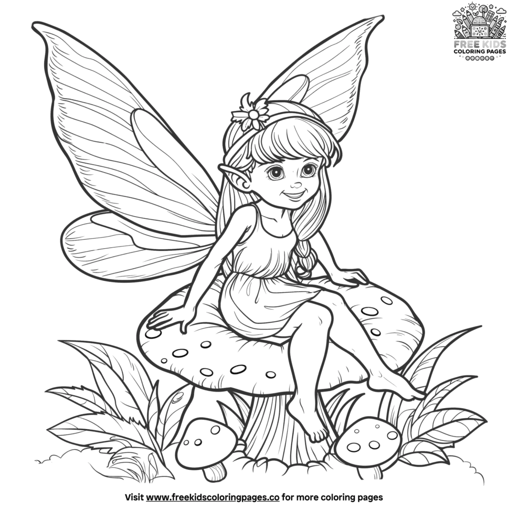 Magical garden coloring pages