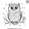 Majestic Snowy Owl Coloring Page Collection: Capture The Arctic Beauty