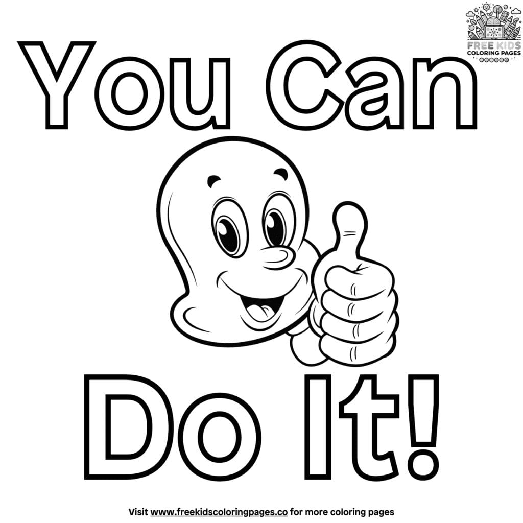 Meaningful easy inspirational coloring pages