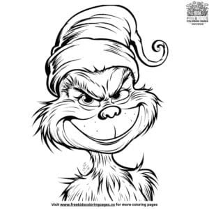 Mischievous Mr Grinch Coloring Pages